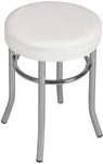 Tabouret blanc en polypropylène
