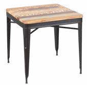 Table en palissandre 77 × 77 cm