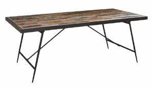 Table de salle en manguier recyclé