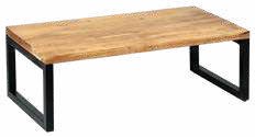Table basse en acacia 115 × 60 cm