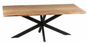 Table de salle en acacia 200 × 100 cm – réf. 1954