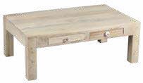 Table basse London, 2 tiroirs