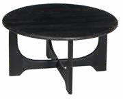 Table basse en acacia Ø 80 cm