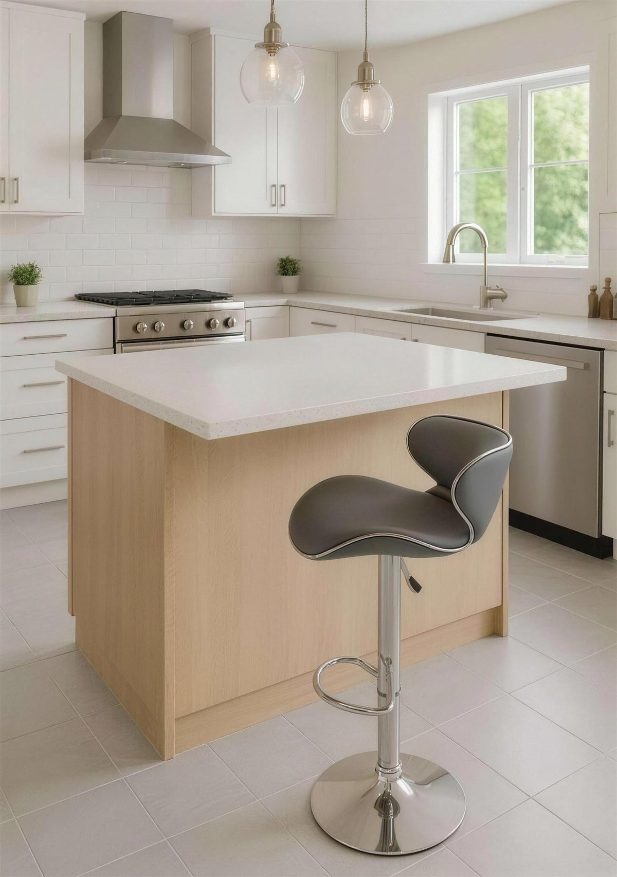 Tabouret de bar synthétique
