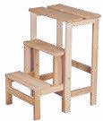 Tabouret escabeau en hêtre