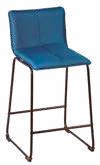 Tabouret de bar en tissu 41 × 45 cm