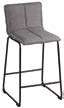 Tabouret de bar en tissu 41 × 45 cm