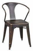 Chaise acier
