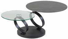Table basse 2 anneaux céramique