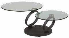 Table basse 2 anneaux céramique