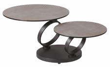 Table basse 2 anneaux céramique