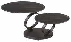 Table basse 2 anneaux céramique