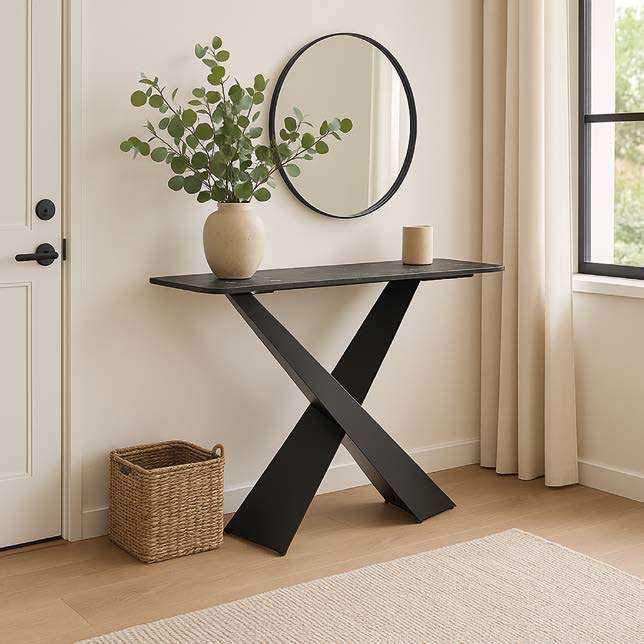 Console céramique 120 × 40 cm