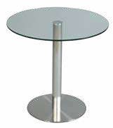 Table en verre