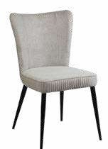 Chaise en tissu 45 × 41 cm