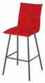 Tabouret de bar en tissu 43 × 43 cm