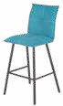 Tabouret de bar en tissu 43 × 43 cm