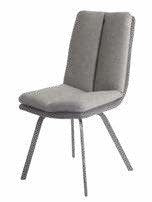 Chaise bi-ton en tissu