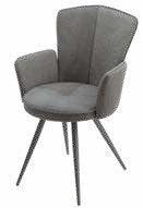 Fauteuil anthracite en tissu