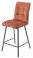 Tabouret de bar en tissu 41 × 43 cm