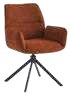 Chaise rotative en tissu 59 × 46 cm