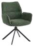 Chaise rotative en tissu 59 × 46 cm