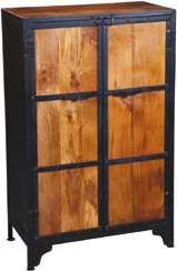 Armoire 2 portes en palissandre, 2 rayons