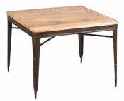 Table en palissandre 102 × 102 cm