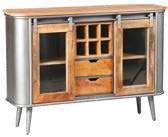 Bahut New York, 2 portes, 6 niches, 2 tiroirs
