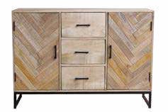 Bahut Durban, 2 portes/ 1 rayon, 3 tiroirs