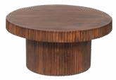 Table basse en manguier Ø 80 cm