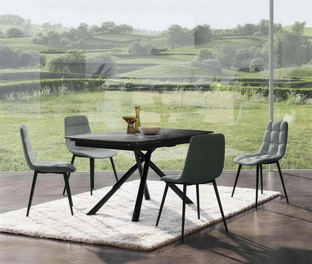 Table de salle céramique 120 × 90 cm – réf. 5507