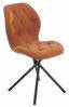 Chaise rotative en métal