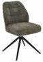 Chaise rotative en tissu 48 × 63 cm