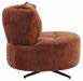 Fauteuil rotatif en tissu 81 × 90 cm