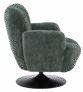Fauteuil rotatif en tissu 78 × 85 cm