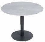 Table ronde relevable céramique