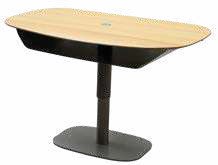 Table basse relevable/Bureau en chêne