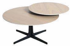 Table basse ronde céramique 80 × 80 cm